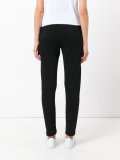 front zip track pants