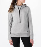 Women's adidas Herringbone Half-Zip Hoodie