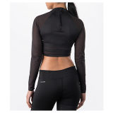 Women's Reebok Studio Cardio Long-Sleeve Crop Training Top