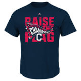 Men's Majestic Cleveland Indians League Championsip T-Shirt