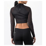 Women's Reebok Studio Cardio Long-Sleeve Crop Training Top