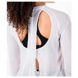 Women's Under Armour Breathe Open Back Studio Training Shirt