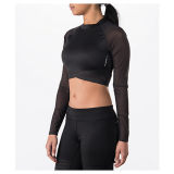 Women's Reebok Studio Cardio Long-Sleeve Crop Training Top
