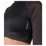 Women's Reebok Studio Cardio Long-Sleeve Crop Training Top