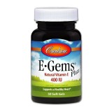 Carlson® E-Gems® Plus Natural Vitamin E - 400 IU