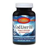 Carlson® Cod Liver Oil - Omega 3s EPA & DHA plus Vitamins A & D