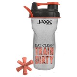 28oz JAXX™ Glitter Shaker Cup - Eat Clean Train Dirty
