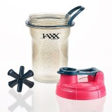 20oz JAXX™ Glitter Shaker Cup - Grey/Pink