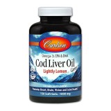 Carlson® Cod Liver Oil Gems™ - Lightly Lemon