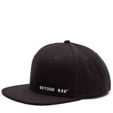 Beyond Raw® Flat Bill Black Hat
