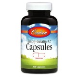 Carlson® Empty Gelatin #2 Capsules
