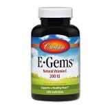 Carlson® E-Gems® Natural Vitamin E - 200 IU