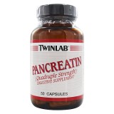TWINLAB® Pancreatin Quadruple Strength