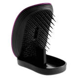 ikoo Pocket Detangling Hair Brush - Black/Cherry Metallic