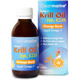 Cleanmarine Krill Oil for Kids Orange Burst Liquid Omega 3 - 150ml