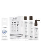 NIOXIN Hair System Kit 1 and Thickening Spray Bundle