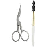 Tweezerman Brow Shaping Scissors And Brush