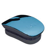 ikoo Pocket Detangling Hair Brush - Black/Pacific Metallic