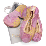 Holistic Silk Eye Mask Slipper Gift Set - Rose (Various Sizes)