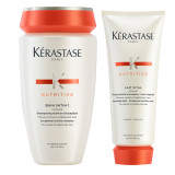 Kérastase Nutritive Bain Satin 1 250ml & Nutritive Lait Vital 200ml