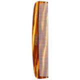 Kent Tortoiseshell Effect Fine Pocket Comb - Medium (7T)