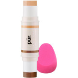 PUR Cameo Stick Dual Ended Contour Stick with Contour Blending Sponge 8.6g - Tan