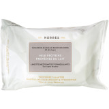 Korres Milk Proteins Cleansing Wipes - All Skin Types (25 Wipes)