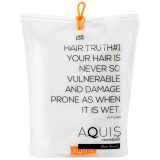 Aquis Lisse Luxe Hair Towel - White