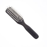 Kent AirHeadz Narrow Fat Pin Cushioned Black Handle Hairbrush AH10G