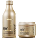 L'Oreal Professionnel Absolut Repair Lipidium Shampoo (250ml) & Masque (200ml) (Bundle)