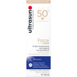 Ultrasun SPF50+ Tinted Face Sun Cream (Various Shades)