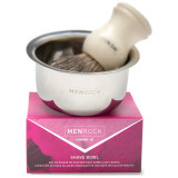 Men Rock Stainless Steel Shave Bowl
