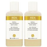 REN Neroli and Grapefruit Body Wash Duo (Worth £32.00) (400ml)