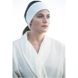 Aquis Lisse Luxe Headband - White