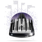 BaByliss Diamond Heated Smoothing Brush - Black