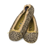 Holistic Silk Massaging Slippers - Black - S