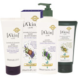 A'kin Hair and Body Lavender Trio (Worth £40)