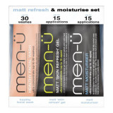 men-ü Matt Refresh and Moisturise Set - 15ml (3 Products)