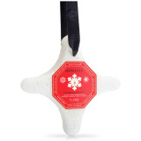 Spongelle Holiday Ornament Body Wash Infused Buffer - Pomegranate