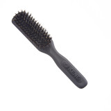 Kent AH14G AirHeadz Narrow Pure Bristle Paddle Hair Brush - Black