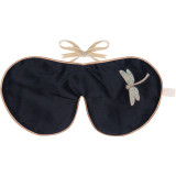 Holistic Silk Lavender Eye Mask - Black Dragonfly