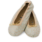 Holistic Silk Massaging Slippers - Jade - L