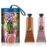 Crabtree & Evelyn Ornament Tin Gardeners & Rosewater Hand Therapy 25g (Worth £12.00)