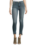 Released Stagger-Hem Skinny Jeans, Merrick