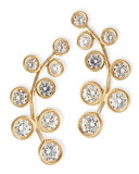 18k Yellow Gold & Diamond Climber Earrings