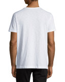 Slub Jersey V-Neck T-Shirt, White