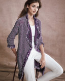 Mina Fringe Artisan Cardigan, Fiore/Multi