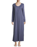 Alessia Long Nightgown, Cozy Blue