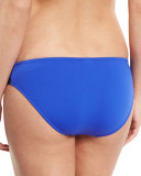 Block Party Spliced Hipster Swim Bottom, Blue