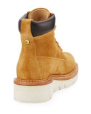 Camden Suede Hiker Boot, Ochre